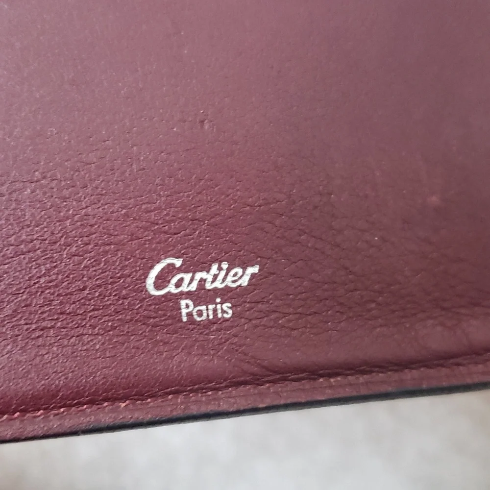 Cartier bifold wallet Authentic